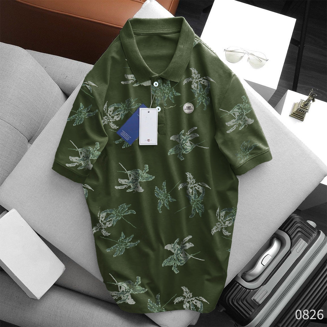 Men's Floral Polo Shirt - 50% Off