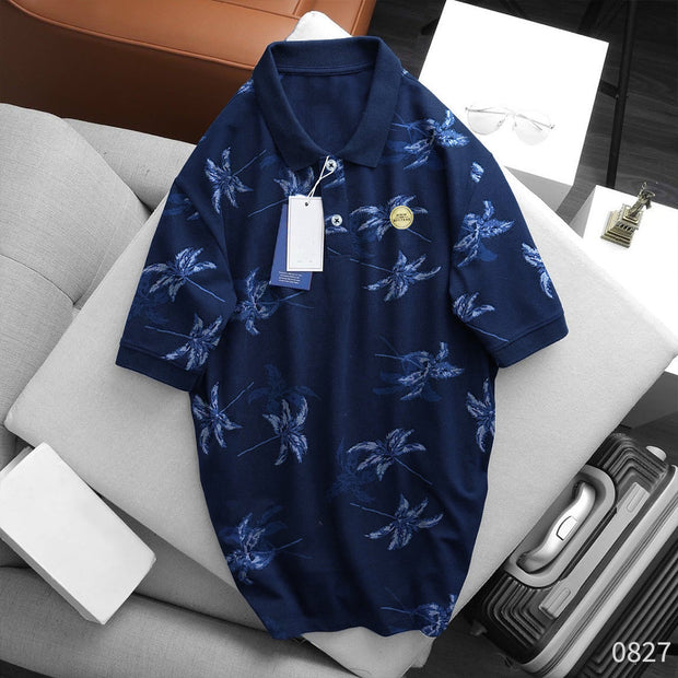 Men's Floral Polo Shirt - 50% Off