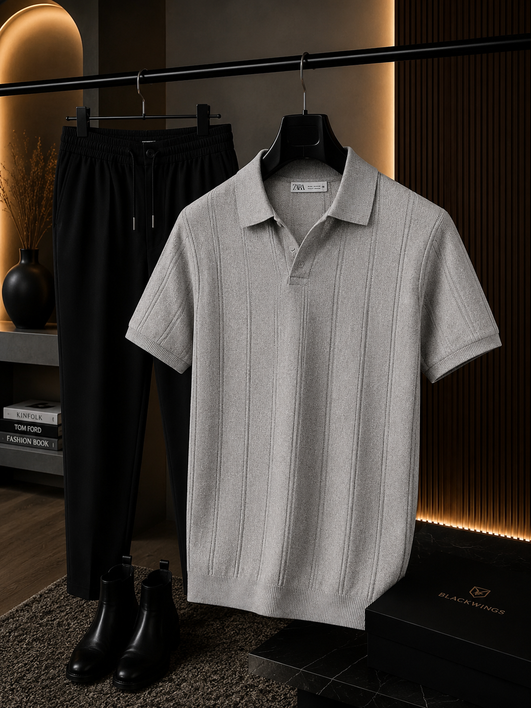Monaco Polo Linen Set - Premium Collection