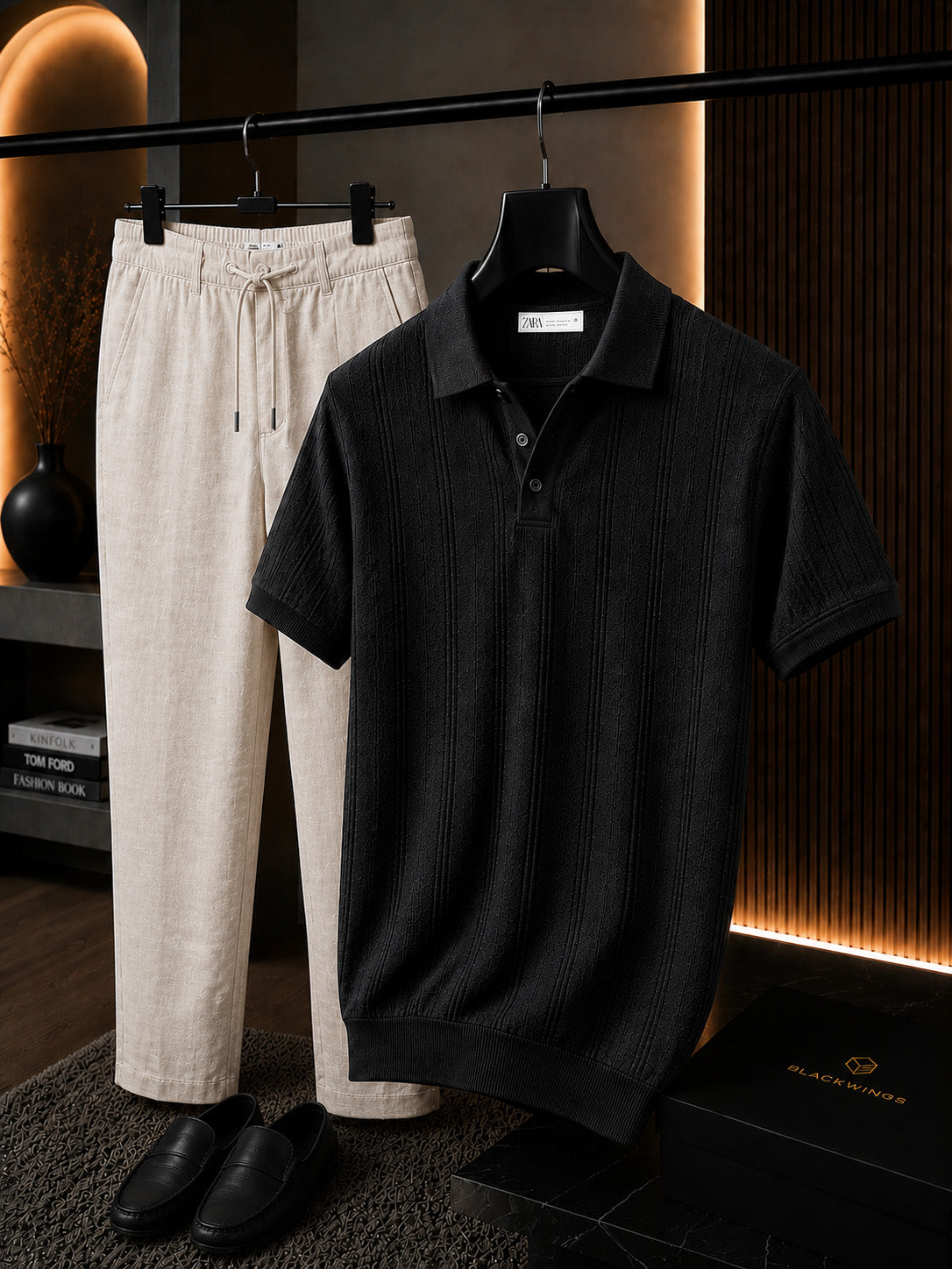 Monaco Polo Linen Set - Premium Collection
