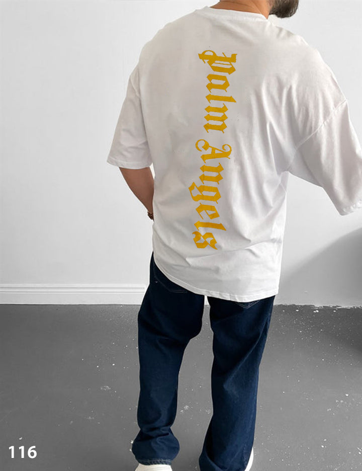 Palm Black T-Shirt Oversize - 40% Off