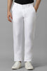 White Men Linen Trouser - 006