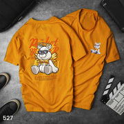 Calm Cat Character Tee - Slim Fit