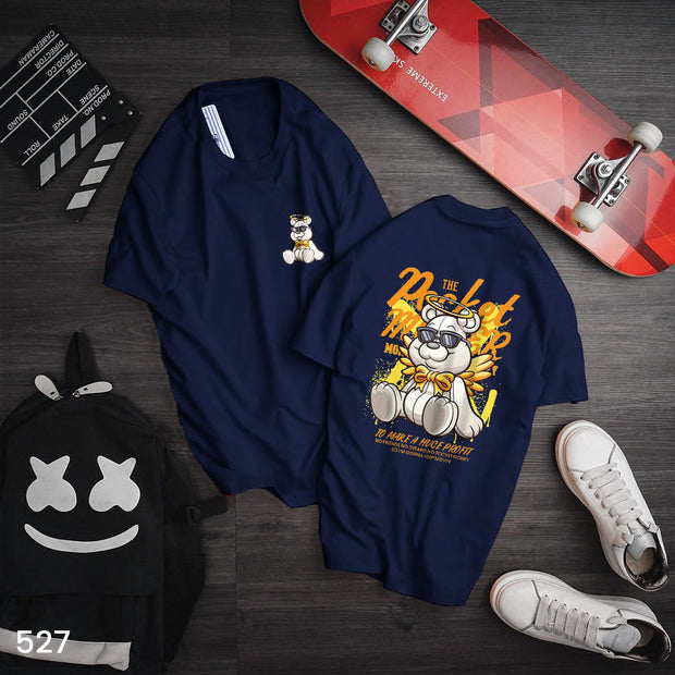 Calm Cat Character Tee - Slim Fit