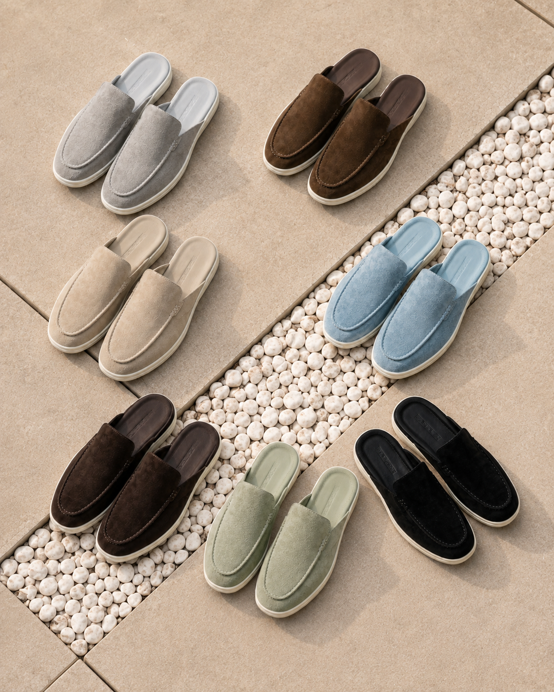 Men’s Summer Mule Loafers - Limited Stock