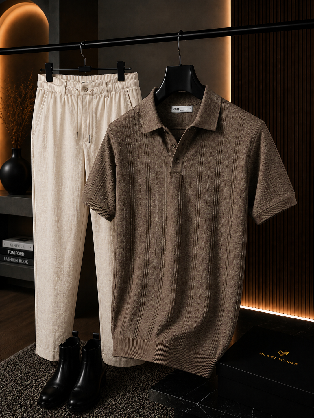 Monaco Polo Linen Set - Premium Collection