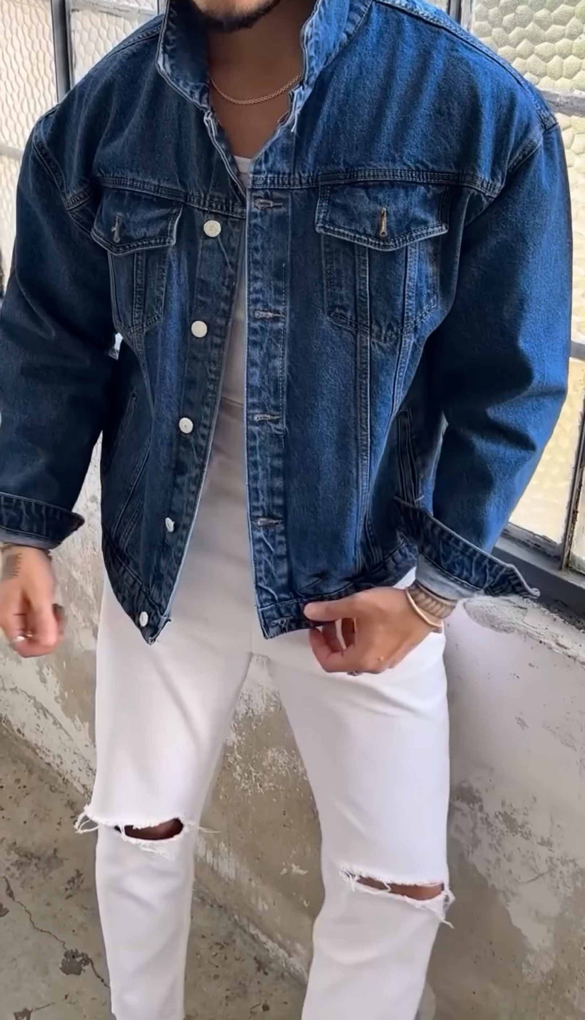 Men Classic Denim Jacket - 40% Off