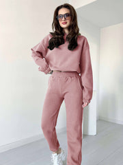 Women Cropped Hoodie Set - Last Stock