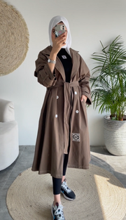 Windbreaker Contemporary Long Coat