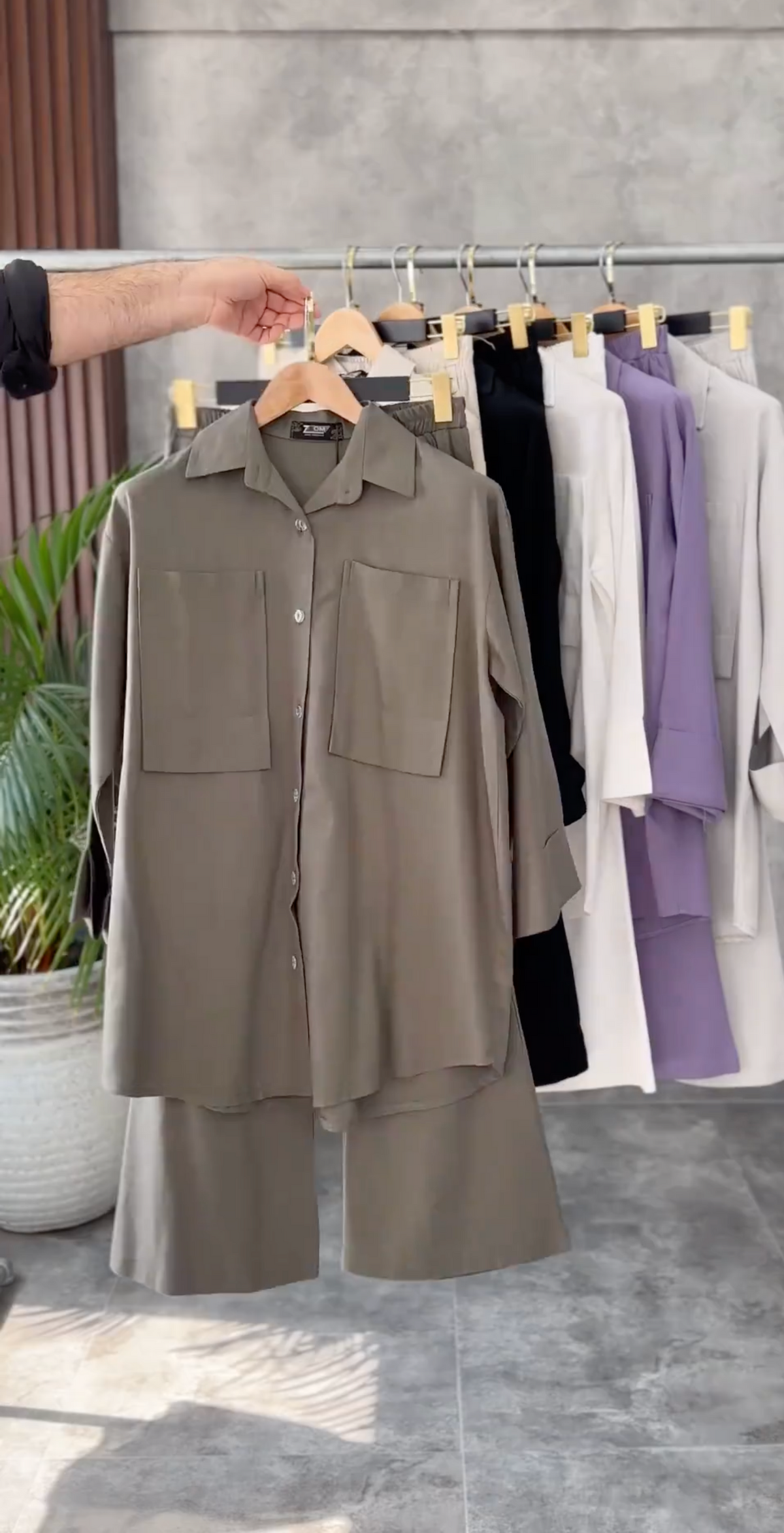 Front Pock Long Shirt & Trouser - 50 % OFF