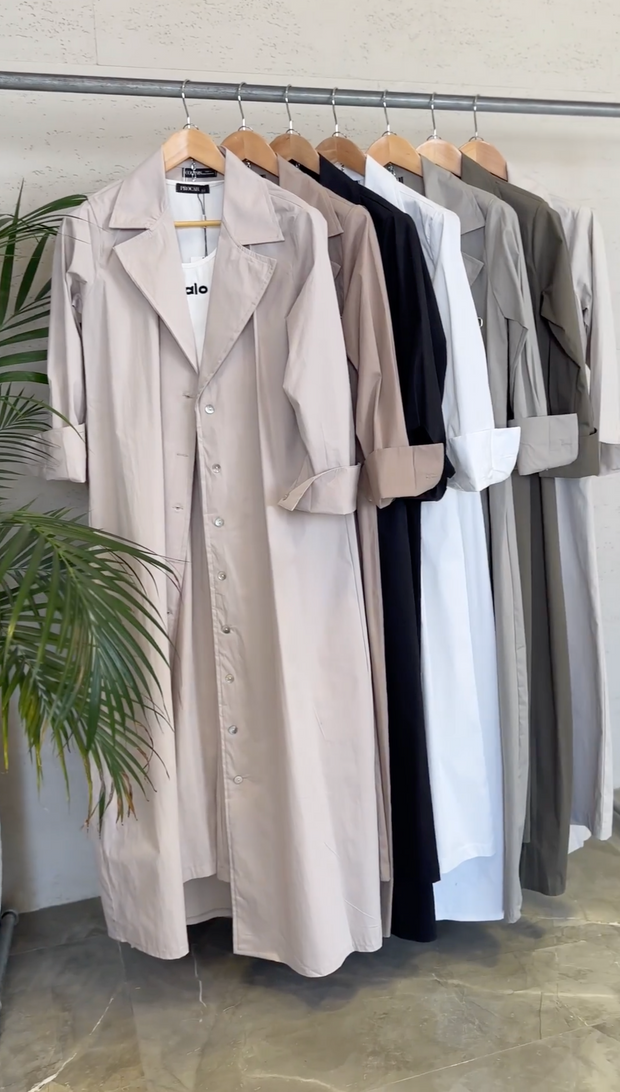Western Trench Coat / (PRE ORDER / الطلبات المسبقة)