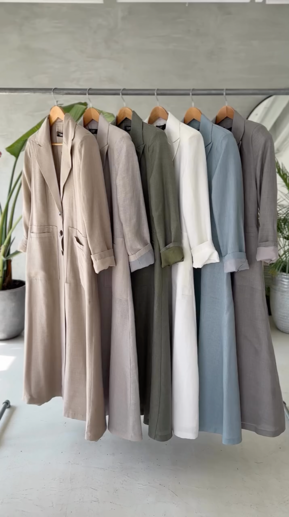 Light Weight Linen Trench Coat - 40% Off