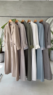 Light Weight Linen Trench Coat