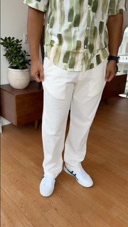 Men Linen Trouser - Italian Fabric