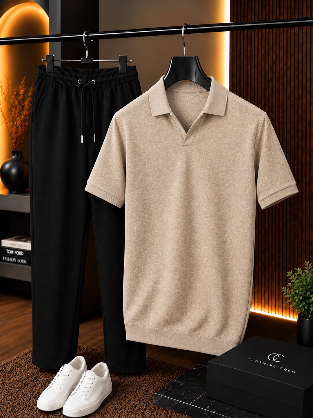 Monaco Polo Linen Set - Premium Collection