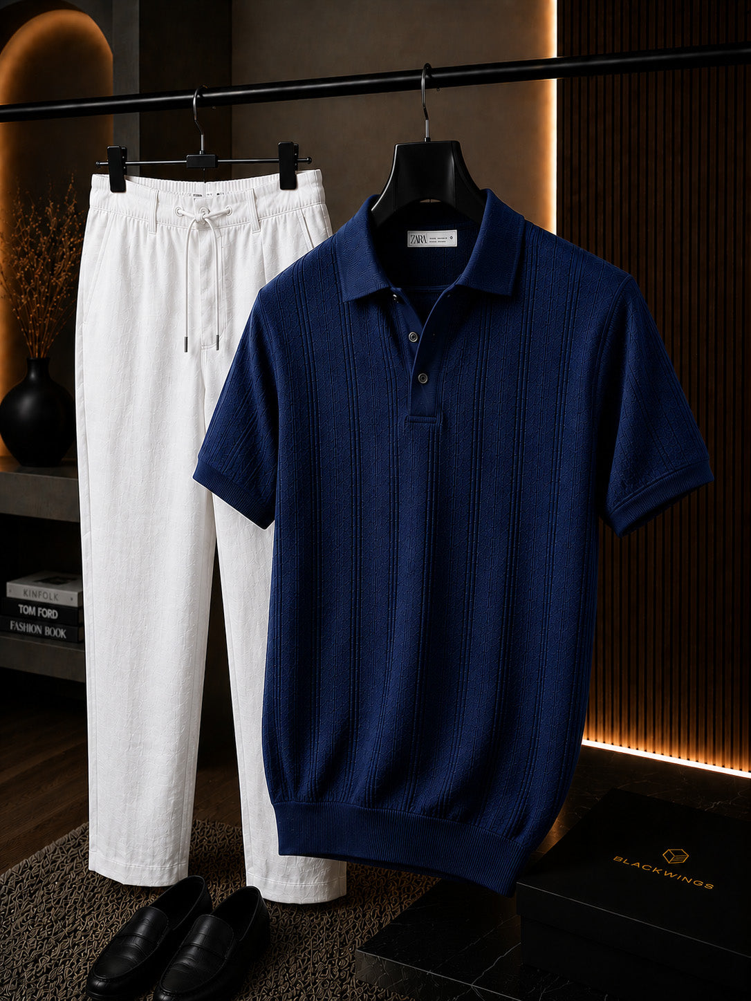 Monaco Polo Linen Set - Premium Collection