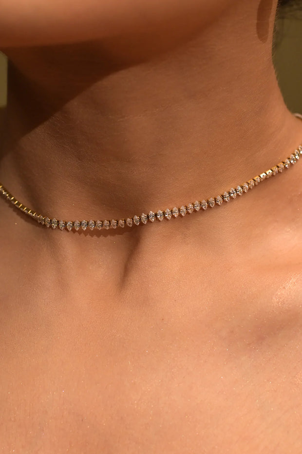 Diamond cut neckchain