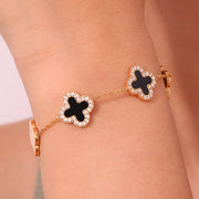 5 Clover Midnight Bracelet