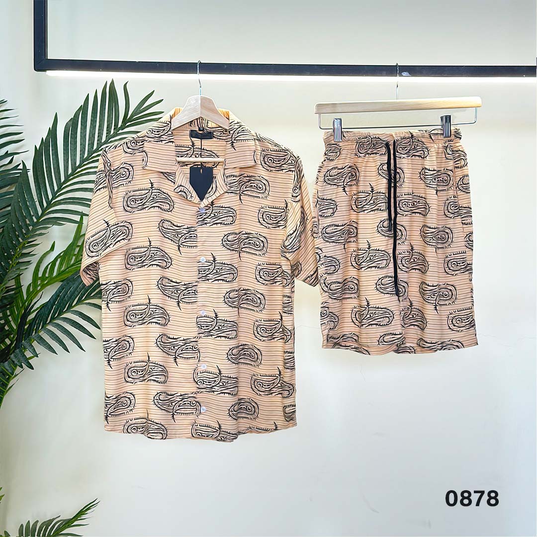 Paisley Pattern Printed Set - 0878