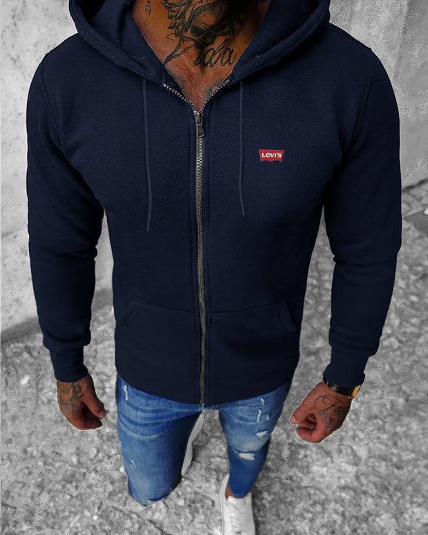 Branded Hoodie Blue