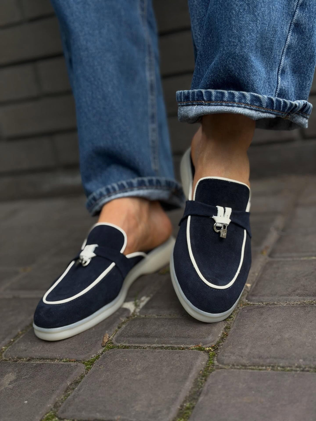 Women Slip-on Loafers in Suede - Old Money Collection