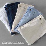Men Loose Fit Trousers - Italian Linen