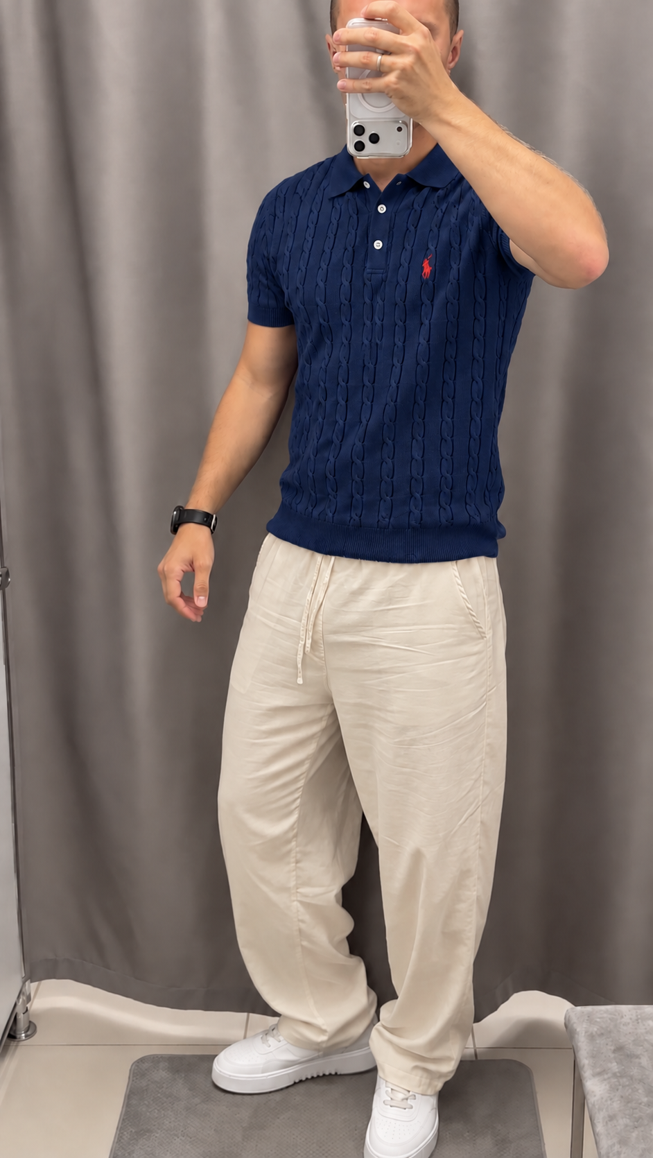 Men Classic Polo Outfit - Tailored Fit