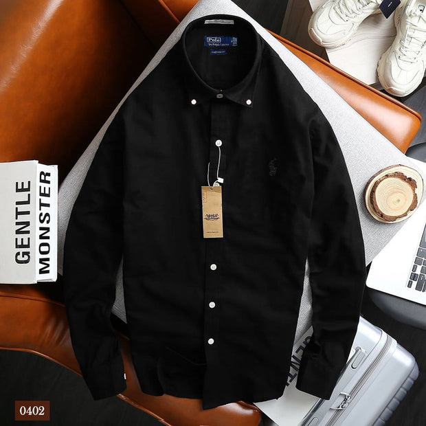 Slim Fit Shirts - Ebony Black