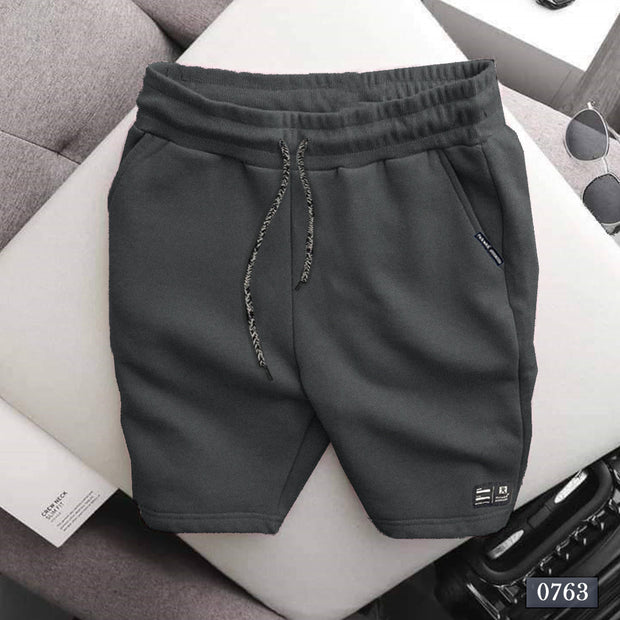 Grey Casual Shorts-0763