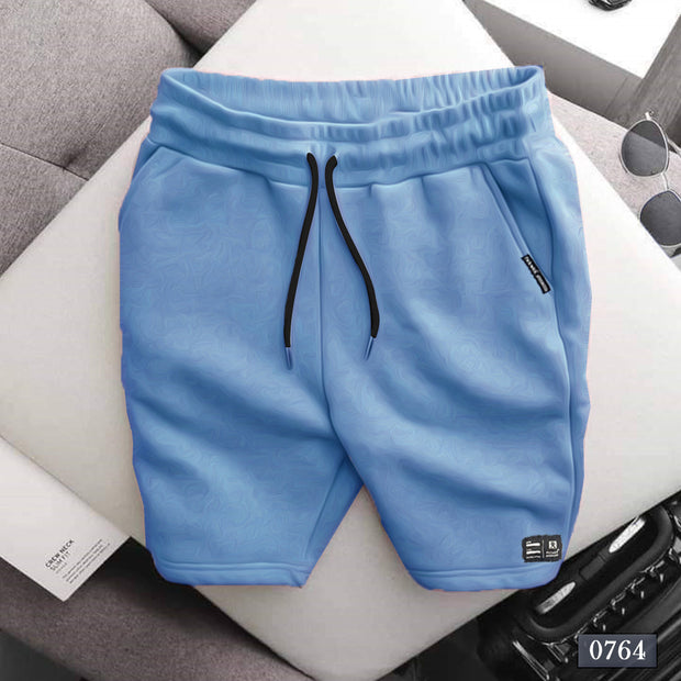 Light Blue Casual Shorts -0764