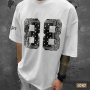 Oversize T-Shirts - White 0787