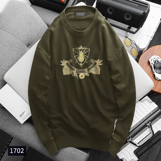 Z.M Embroidered Green Sweatshirt