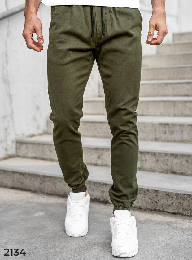 Cotton Jogger Pant - Green