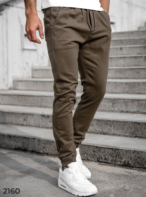 Cotton Jogger Pant - Camel