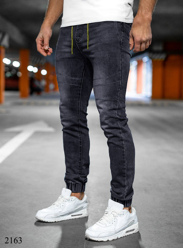 Denim Jogger Faded Grey - 2163