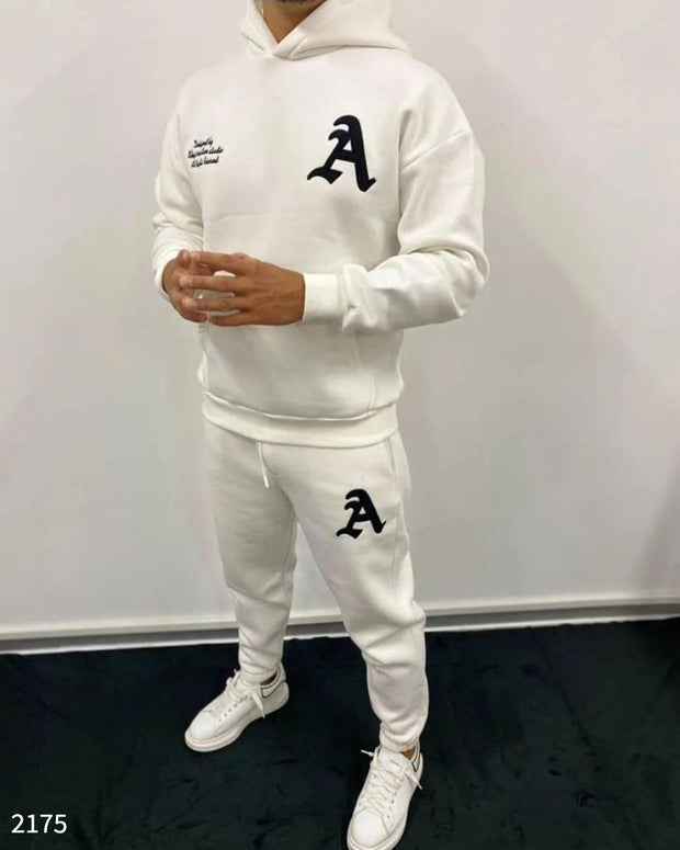 Men Alpha Co-ord Set - White