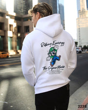 Super Mario Oversize Hoodie - White