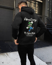 Super Mario Oversize Hoodie - Black