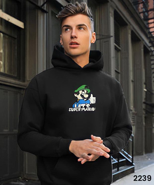 Super Mario Oversize Hoodie - Black