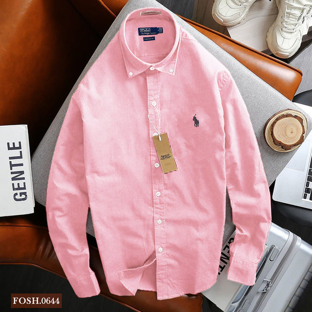 Slim Fit Shirt - Salmon Pink