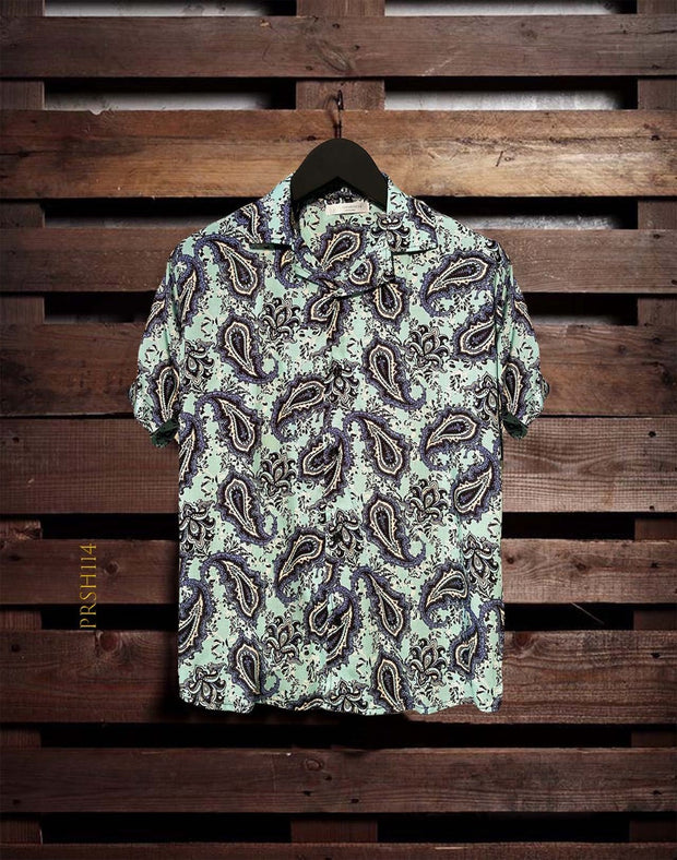 Printed Shirts -  Light Green (PRSH114)