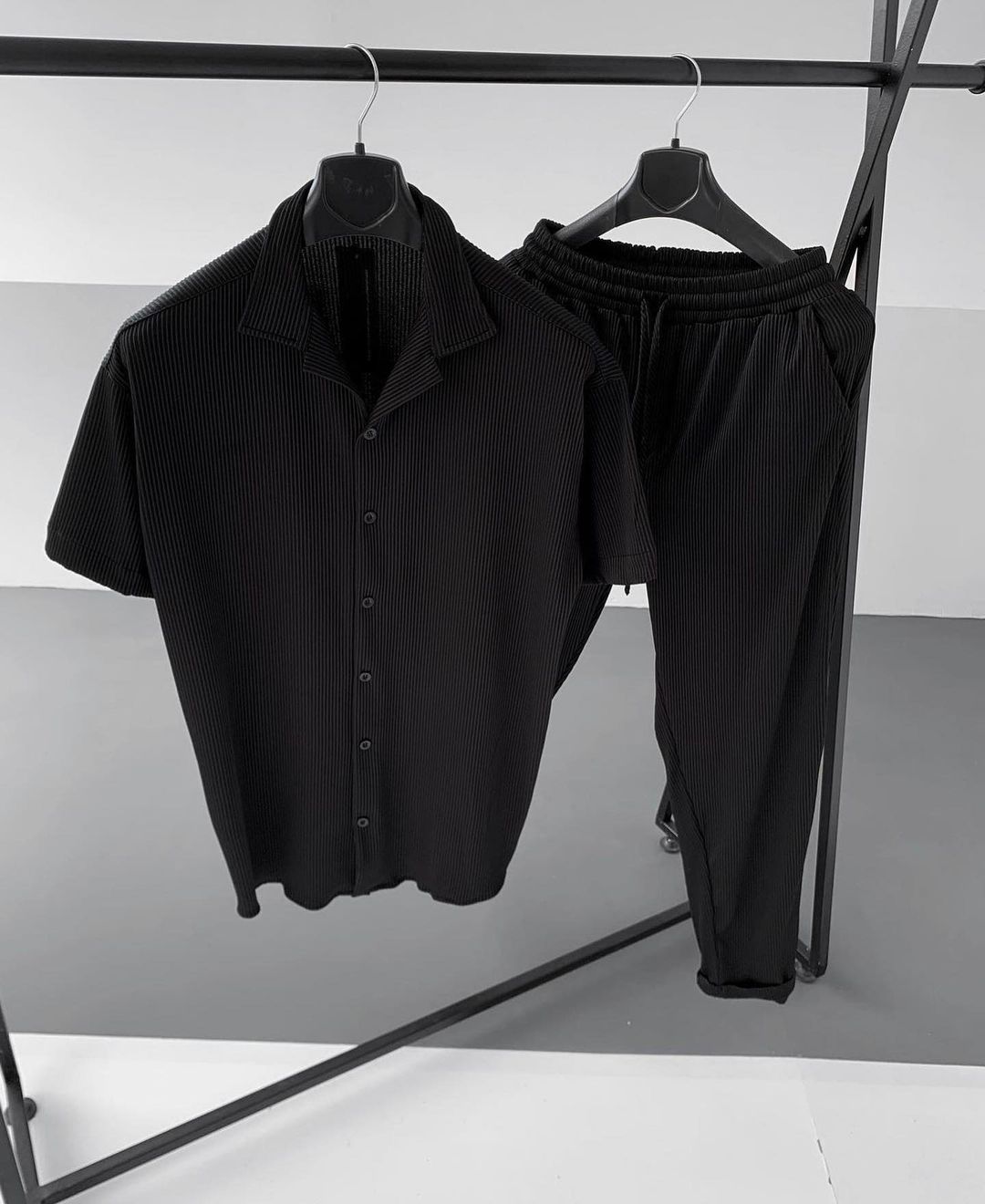 British Collar Pleated Men's Set - 30% Off
