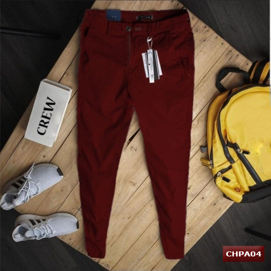 Chino Pants - Maroon (CHPA04)