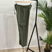 American Oversized Cargo Trouser - Olive Green 1590