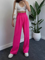 Velcro Closure Palazzo Trousers